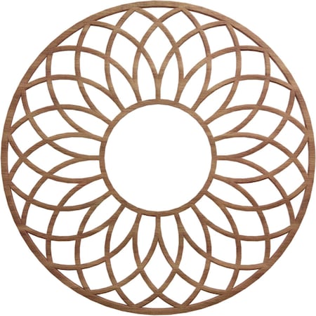 Ekena Millwork Cannes Wood Fretwork Pierced Ceiling Medallion, Walnut, 20"OD x 6 7/8"ID x 1/4"T CMWP20X20X0250CNWA